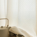 Voilage tulle japonais élégant semi occultant salon chambre