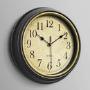 horloge murale rétro nordique silencieuse pour intérieur élégant