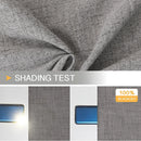 Rideau occultant faux lin sur mesure isolant thermique