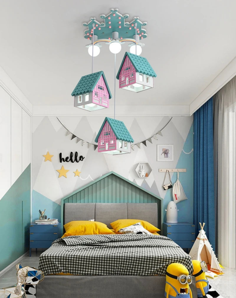 lustre pour chambre d'enfant décorations de noël suspendues - vue 5 sur 8