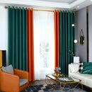 Rideau style nordique moderne occultant plissé salon chambre