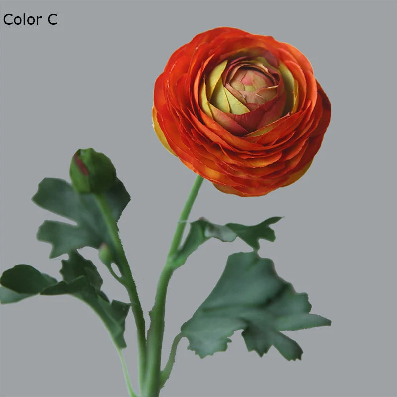 têtes de bouton d'or fleurs artificielles en soie décoration mariage - vue 5 sur 10