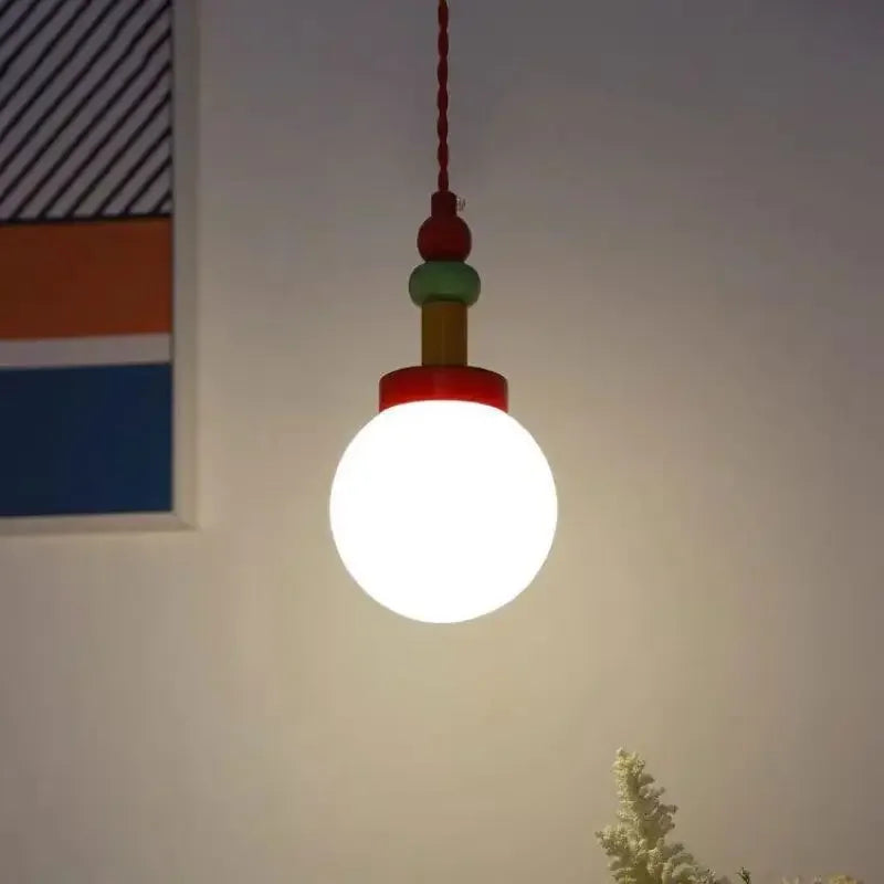 lustre led macaron pour enfants décoration intérieure et luminaires d'étude - vue 6 sur 10