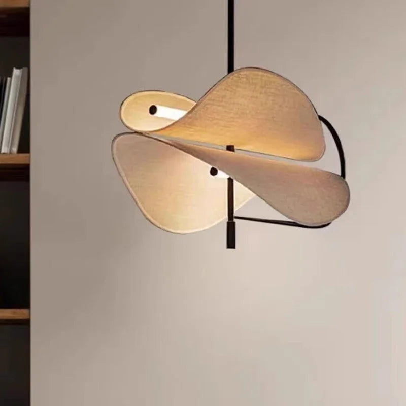 Nordic fabric pendant light, living room, dining room, bedroom, B&B decoration, home pendant light - vue 4 sur 7