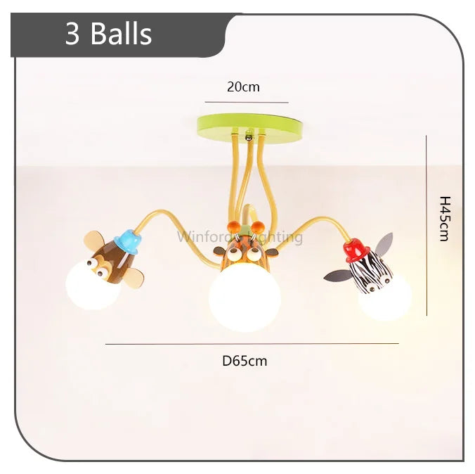 suspension moderne en forme de ballon pour enfants - vue 12 sur 12