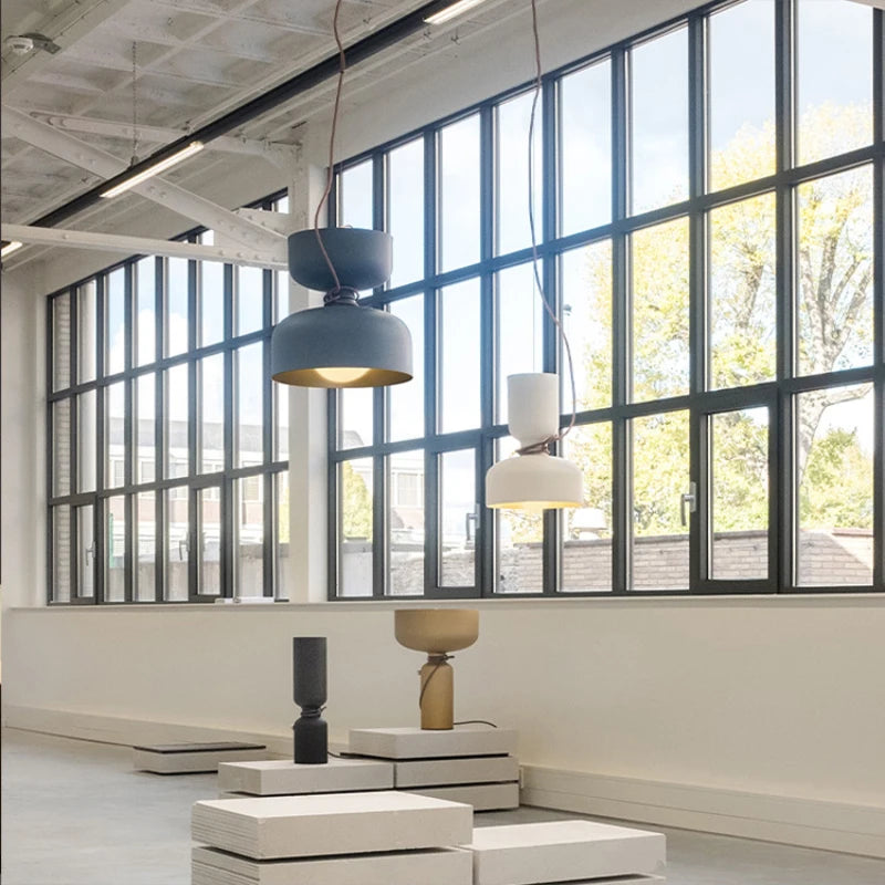 lustre led moderne design danois pour intérieur minimaliste - vue 4 sur 7