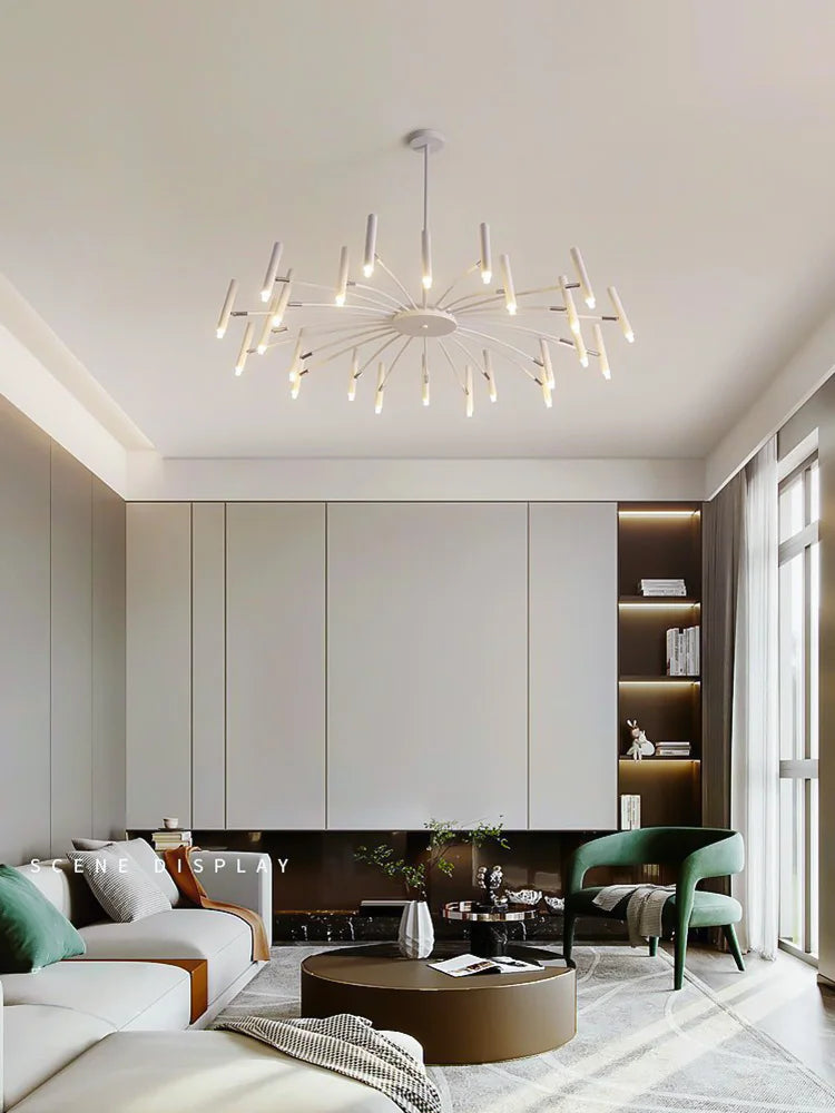lustre moderne en design nordique pour un éclairage élégant - vue 7 sur 14