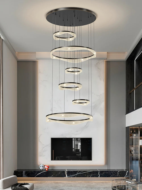 suspension led moderne style nordique pour intérieur élégant - vue 2 sur 10