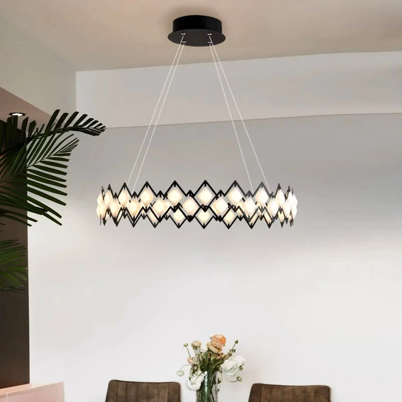 Lustre Maison Deco Vintage Suspension - vue 3 sur 12