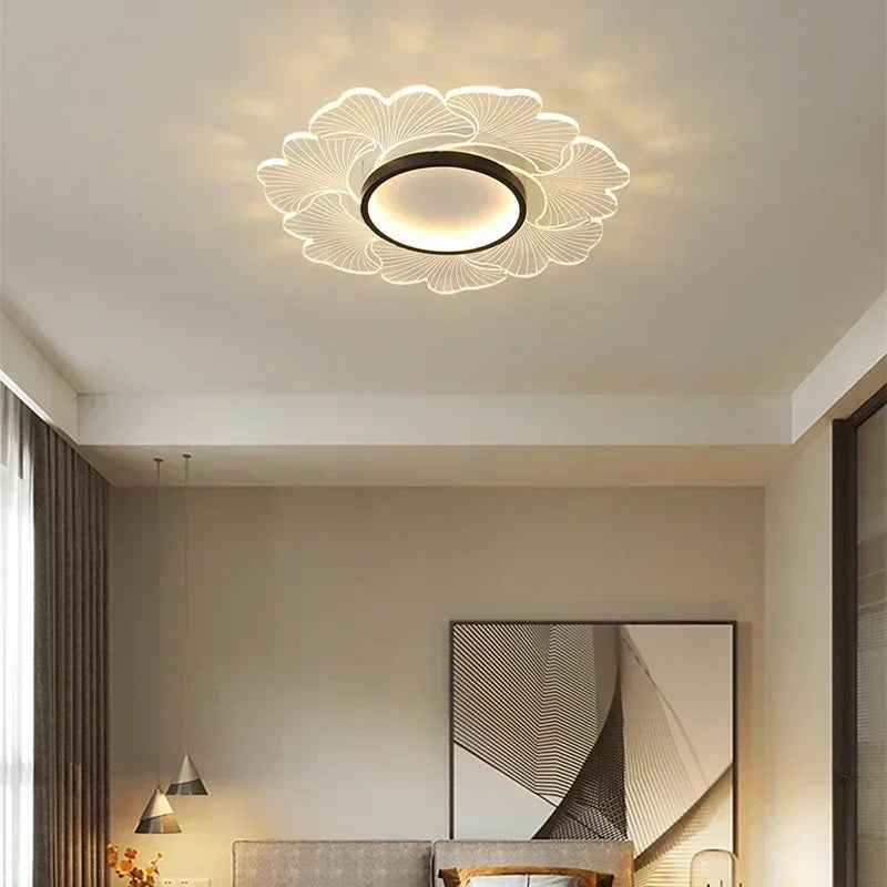 lustre moderne à leds pour décoration intérieure - vue 5 sur 12