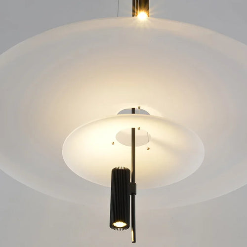 sandyha lustre style soucoupe volante led moderne décoration intérieure