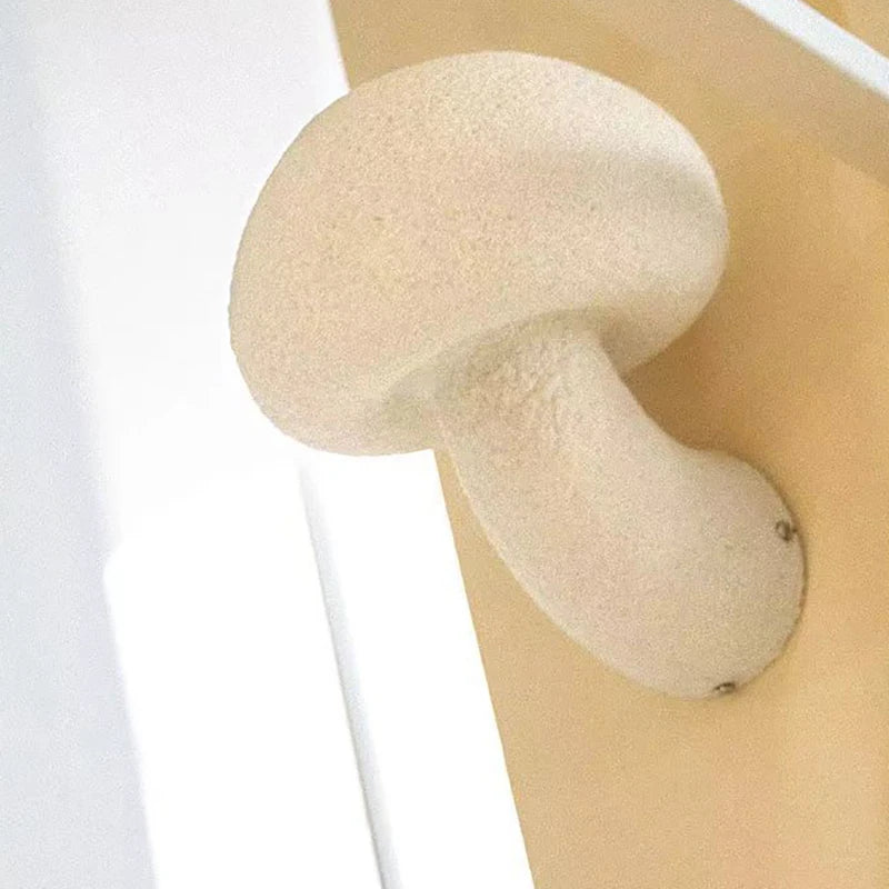 applique murale créative en résine en forme de champignon - vue 5 sur 6