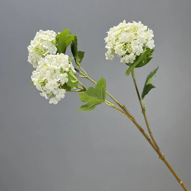fleurs artificielles hortensia décoration jardin branche en soie - vue 9 sur 13
