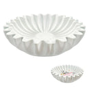 Bol decoratif osier cannele volant pour salon