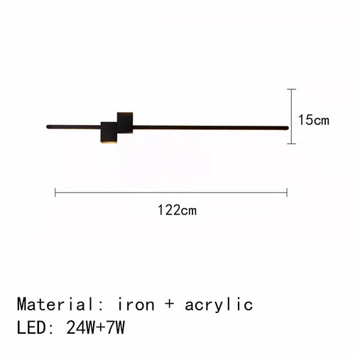 applique murale led minimaliste design artistique - vue 13 sur 15