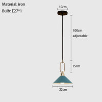 lampe suspendue métallique vantage réglable en hauteur