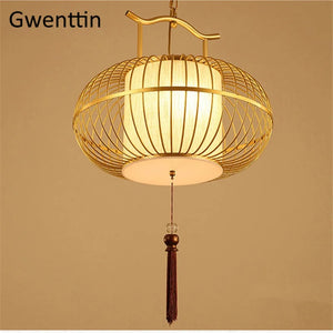Chinese style LED pendant light for modern interior decoration