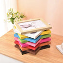 Handcrafted colourful photo frame for DIY display and home decor