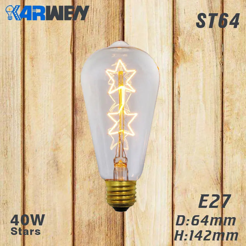Vintage-style retro filament bulb antique decorative lighting
