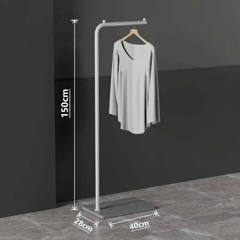 porte-vêtements nordique léger et moderne pour rangement élégant