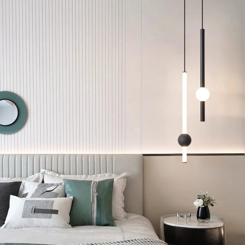 Modern LED chandelier nordic minimalist design for elegant interiors - vue 3 sur 12