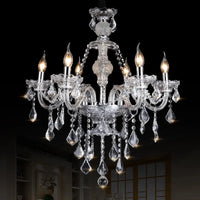 lustre en cristal Style européen avec bougie maison