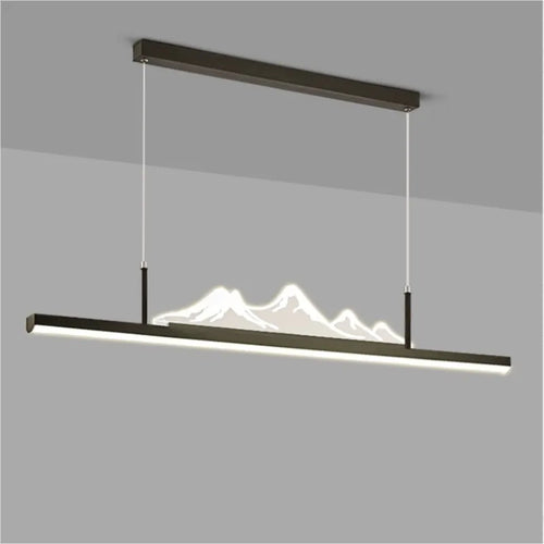 lustre de style chinois pour restaurant et bureau montagne