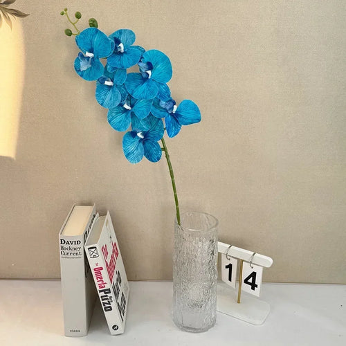 orchidée papillon artificielle 7 têtes décoration florale élégante - vue 29 sur 40