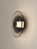 Creative minimalist glass LED wall light for interior