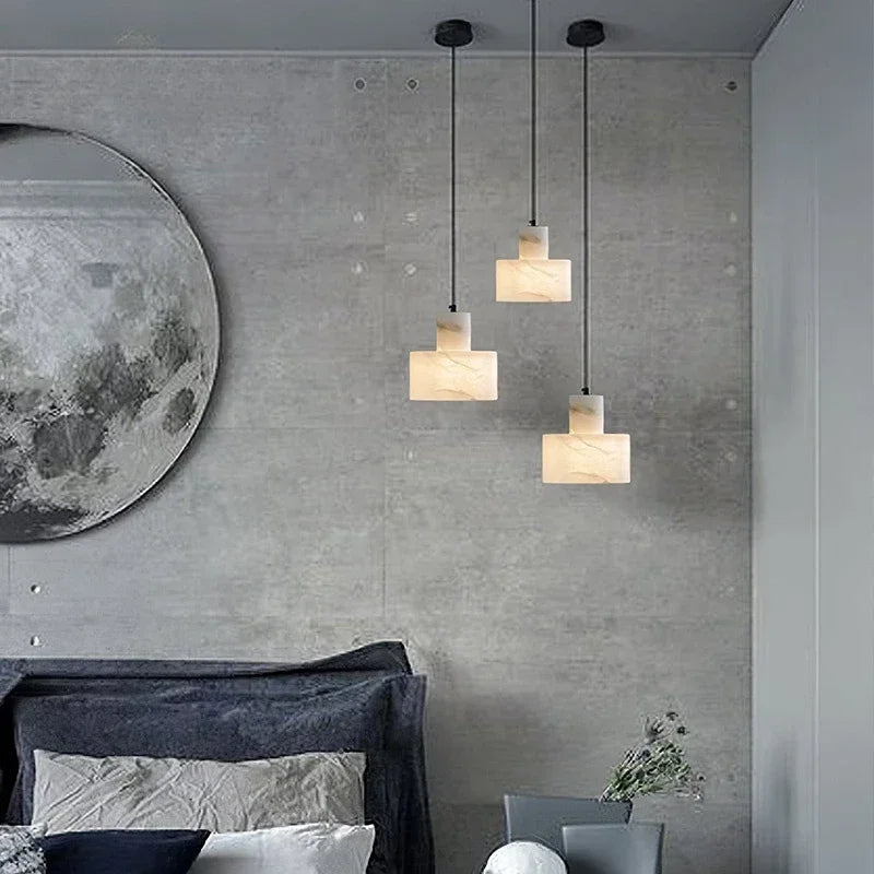 suspension moderne en marbre pour un éclairage intérieur élégant - vue 4 sur 7