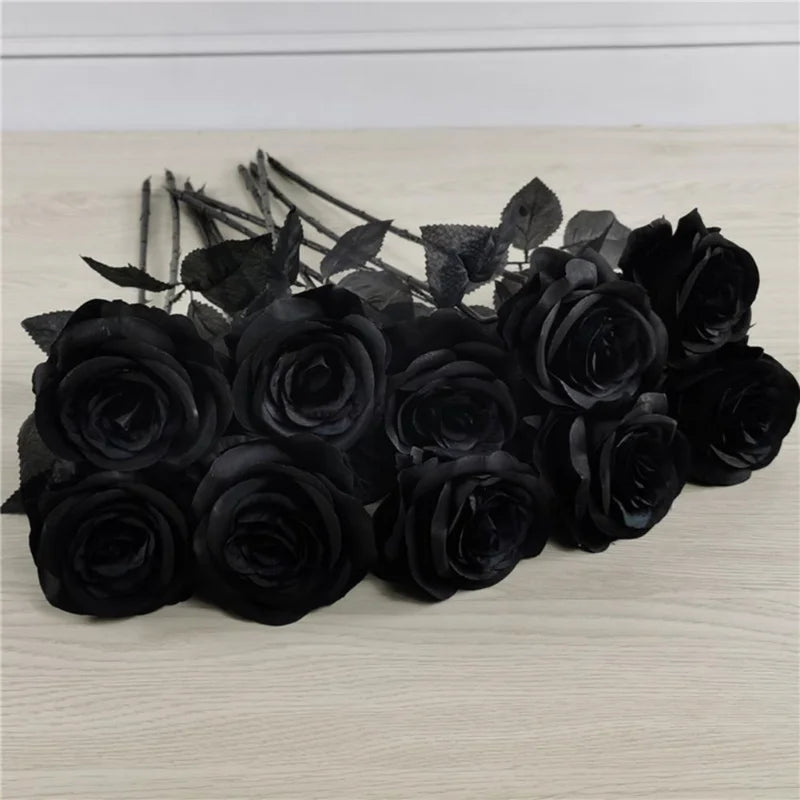 lot de 5 bouquets de fleurs artificielles pour décoration festive et maison - vue 3 sur 18