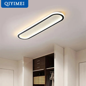 Modern chandelier with sturdy LED strip for indoor lighting
