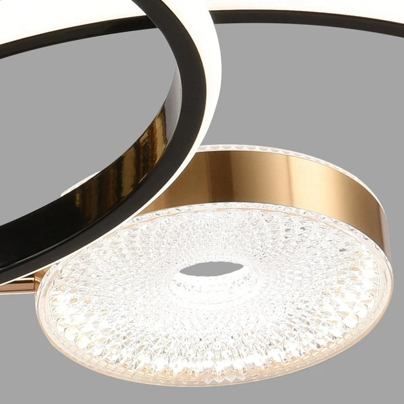 plafonnier design moderne lumineux et décoratif pour intérieur élégant - vue 6 sur 12