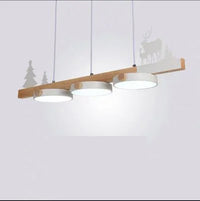 Scandinavian style LED pendant chandelier for bar, restaurant or living room ceiling - factory wholesale