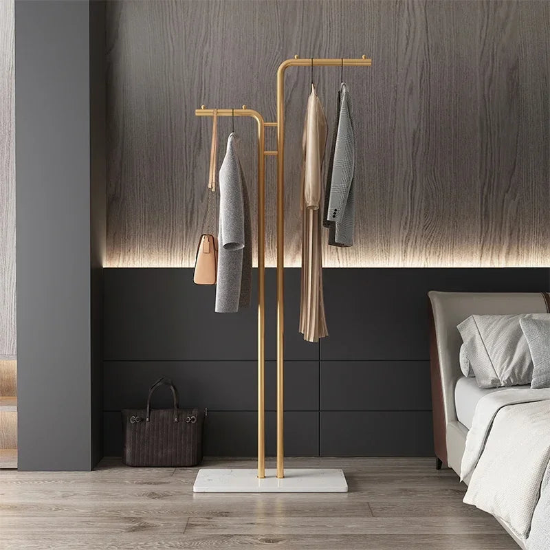 porte-manteau simple au sol pour vêtements d'intérieur et balcon - vue 6 sur 13