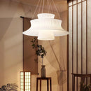 Modern minimalist fabric pendant light, living room dining room interior decoration, home decor, LED lighting fixtures