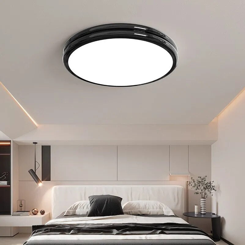 Luxueux plafonnier LED Macaron soin de la vue maison - vue 4 sur 24