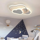 Nordic style LED cartoon cloud ceiling light for children