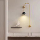 Art déco cuivre applique murale salon chambre Restaurant minimaliste applique lampe GU10 ampoule en laiton