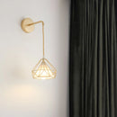 Modern nordic wall light with lampshade for bedroom and living room