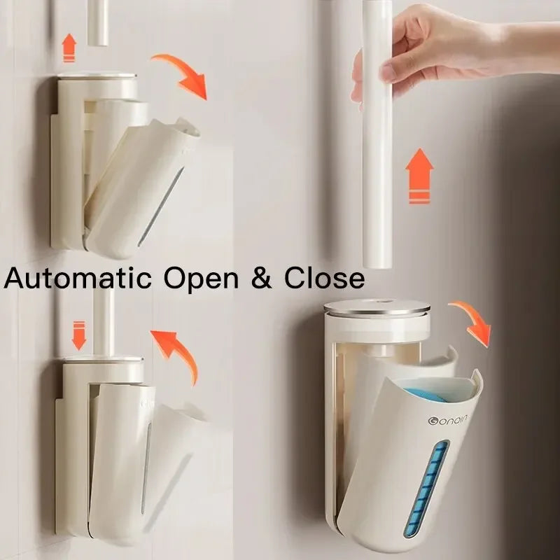 brosse de toilette jetable et outils de nettoyage pratiques - vue 3 sur 18