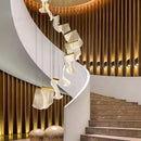 Nordic Modern Luxury Attic Chandelier Living Room Dining Room Dining Table Chandelier Hotel Lobby Staircase Hanging Chandelier