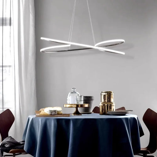 suspension led moderne pour décoration intérieure élégante et raffinée - vue 3 sur 6
