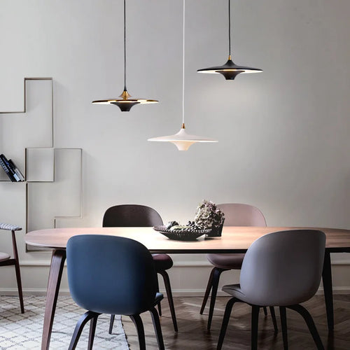 Restaurant nordique LED lustre table à manger lampe suspendue 1 tête UFO chevet bar chambre bar décor à la maison luminaire intérieur - vue 3 sur 9