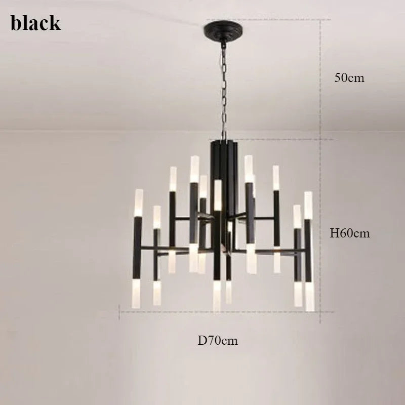 suspension moderne en acrylique pour décoration intérieure élégante - vue 9 sur 18