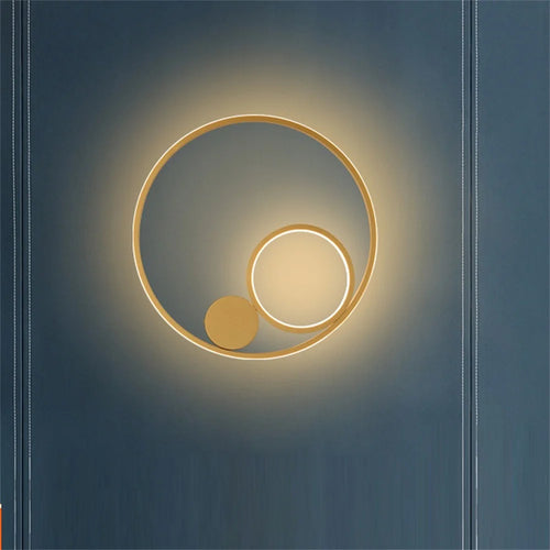 applique murale nordique moderne led en fer aluminium acrylique - vue 4 sur 12