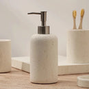 Ahunderjiaz-Natural Marble Bathroom Storage Set, Toothbrush Cup Tray, Mouthwash Kit, Home Decoration, Soap Dish, Press Bottle