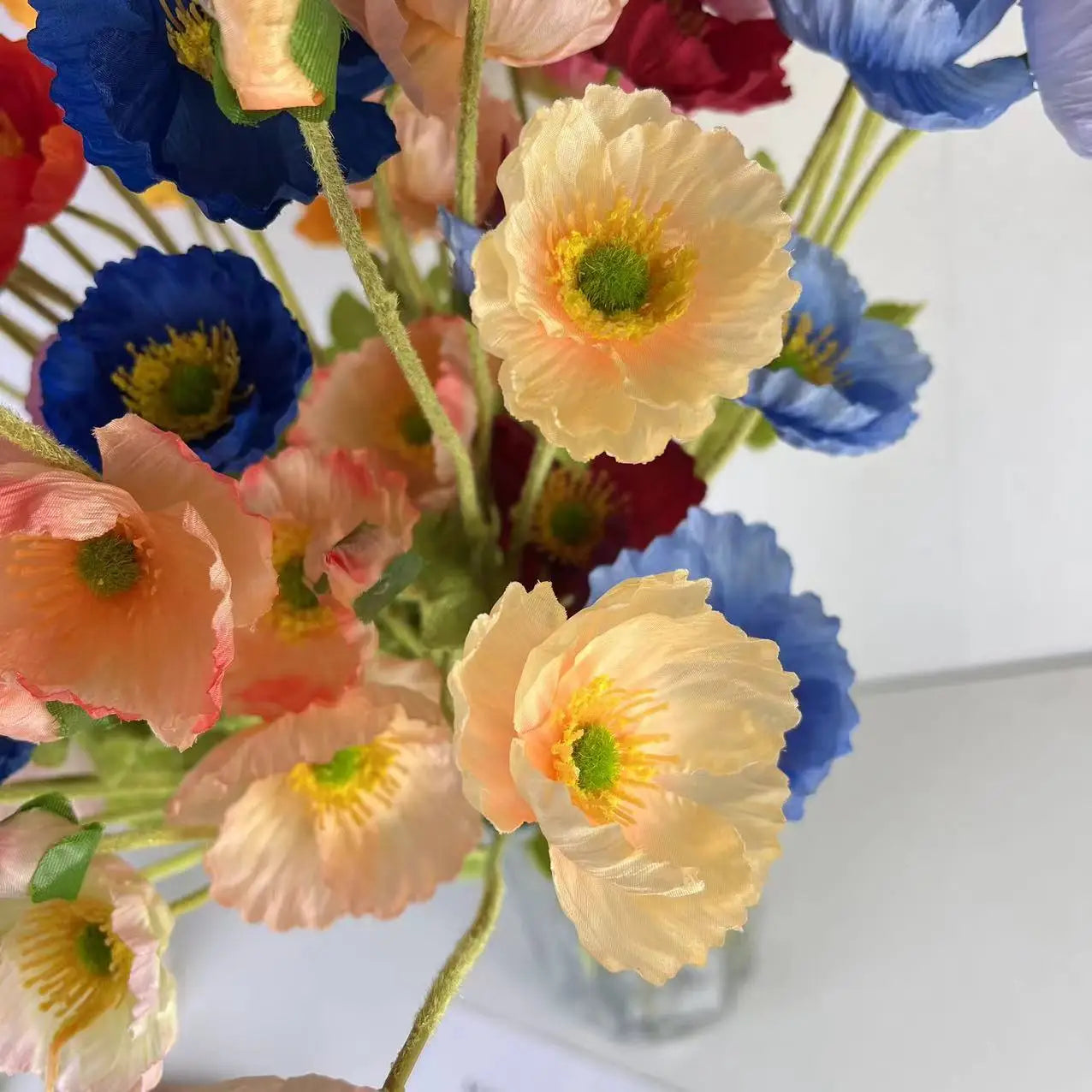 bouquet de fleurs artificielles en soie pour décorations diverses - vue 4 sur 19