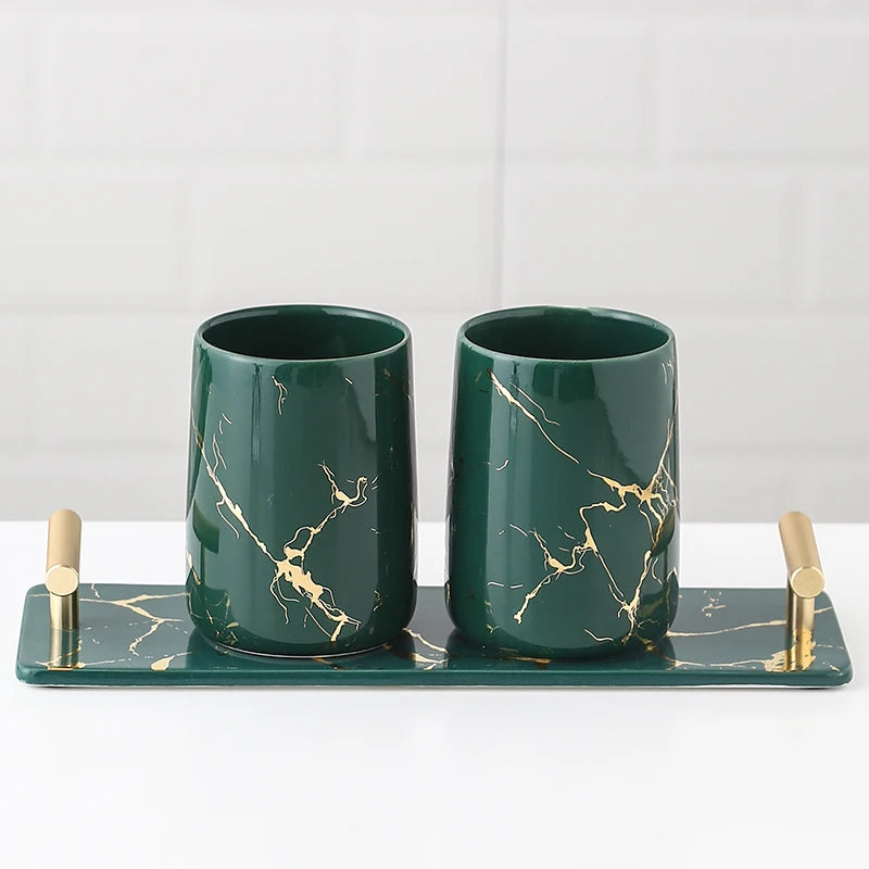 accessoires en céramique pour décoration de salle de bain - vue 10 sur 24