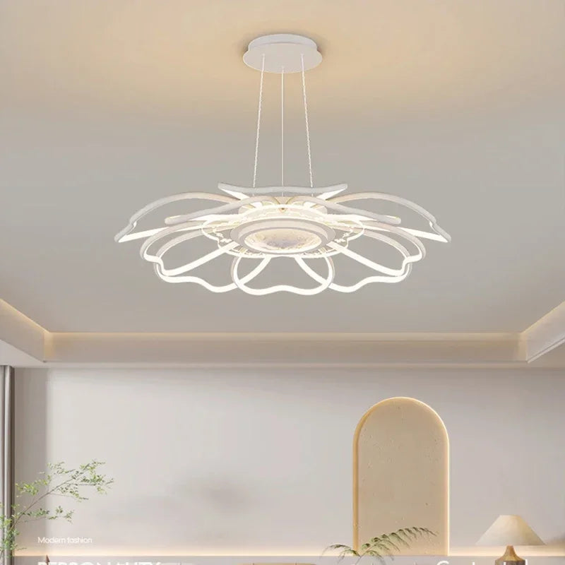 suspension moderne à led pour décoration intérieure élégante - vue 4 sur 30